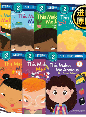 英文原版 Step into Reading 2 Dealing With Feelings 学会处理情绪系列7册 企鹅兰登分级读物 这样会让我伤心 英文版 进口书籍