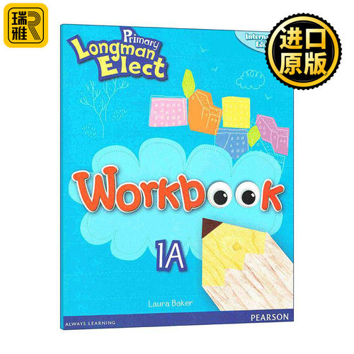 英文原版 Primary Longman Elect Workbook 1A 培生朗文小学英语练习册 英文版 进口英语原版书籍