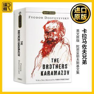The 小说 Brothers Karamazov陀思妥耶夫斯基文集 英语书籍 卡拉马佐夫兄弟 罪与罚白夜白痴地下室死屋手记少年鬼作者 英文原版
