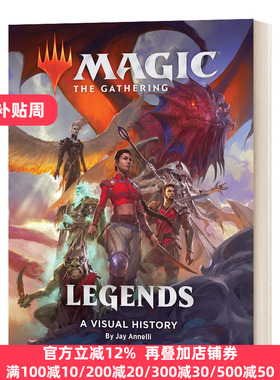 万智牌 传奇 视觉史 官方指南 英文原版 Magic The Gathering: Legends 精装 英文版 进口英语原版书籍