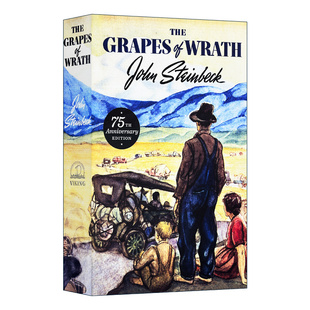 英文原版 The Grapes of Wrath 愤怒的葡萄 75周年纪念版 精装收藏版 经典文学 普利策奖 John Steinbeck 英文版 进口书