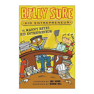 英文原版 Billy Sure Kid Entrepreneur vs. Manny Reyes Kid Entrepreneur 小企业家比利的故事卷11 英文版 进口英语原版书籍
