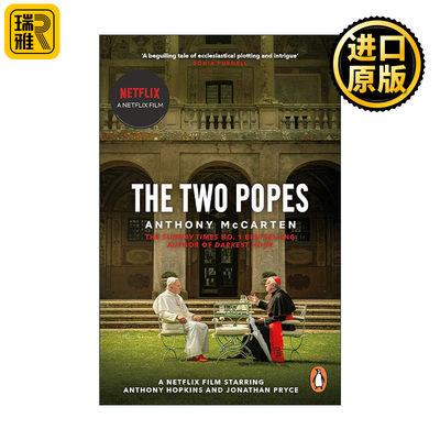 英文原版 The Two Popes 教宗的承继 电影封面版 安东尼·麦卡滕 安东尼·霍普金斯主演 英文版 进口英语原版书籍