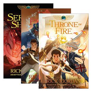 英文原版 The Kane Chronicles 埃及守护神系列3册 漫画版 Percy Jackson波西杰克逊第三季 英文版 进口英语原版书籍