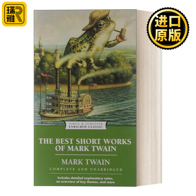 英文原版 The Best Short Works of Mark Twain Enriched Classics