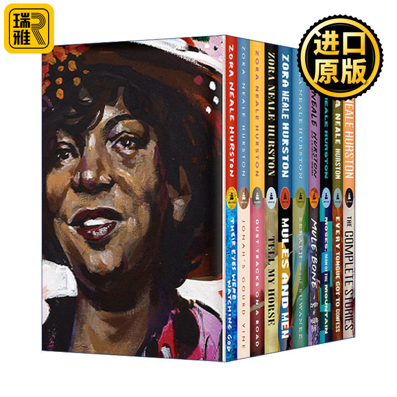 Zora Neale Hurston Boxed Set 美国黑人作家 佐拉尼尔赫斯顿文学作品集10册盒装 他们眼望上苍