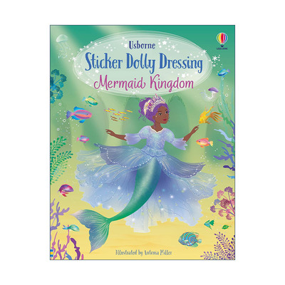 Sticker Dolly Dressing Mermaid Kingdom 多莉贴纸 美人鱼王国 英文原版 进口英语书籍