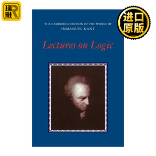康德著作系列 Lectures 剑桥版 Logic 逻辑讲座