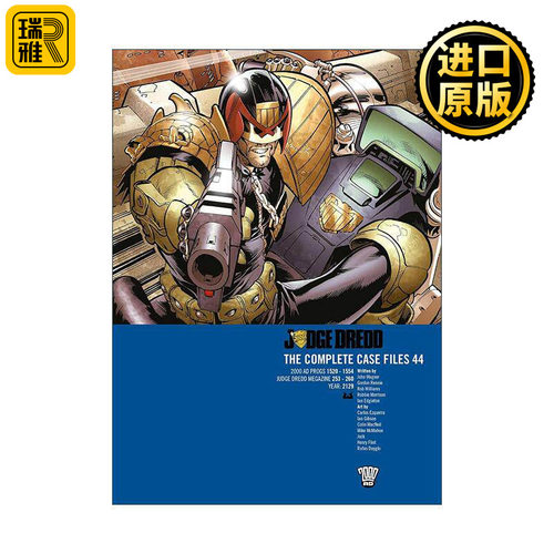 英文原版 Judge Dredd The Complete Case Files 44 特警判官 漫画合集44 英文版 进口英语原版书籍