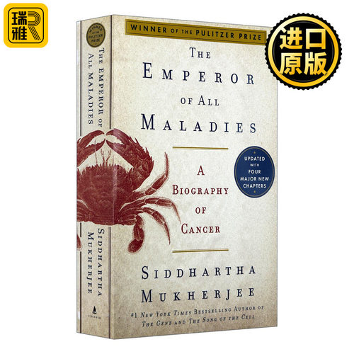 英文原版 The Emperor of All Maladies 众病之王 癌症传 2011年普利策奖 英文版 进口英语原版书籍