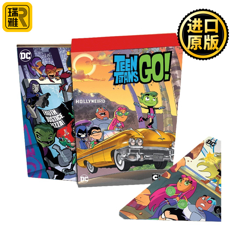 少年泰坦4册盒装英文原版 Teen Titans Go! vs. Teen Titans Go! Box Set DC漫画新版少年泰坦出击大战全英文版进口英语书籍