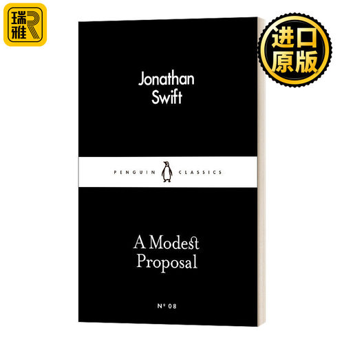 英文原版小说 A Modest Proposal 乔纳森·斯威夫特 一个温和的建议 英文版 Jonathan Swift 进口英语原版书籍