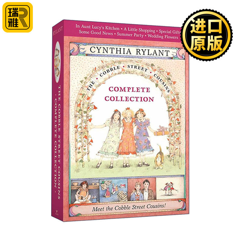 英文原版 Cobble Street Cousins Complete Collection 每个女孩都是天使 6册盒装 英文版 进口英语原版书籍