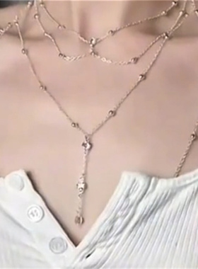 纯欲性感项链身体链网红百搭链条