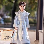 中国风春秋款 2026新款 儿童帅气长款 古装 幼儿园国学服 男童汉服春装