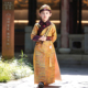 汉服男童清朝古装 儿童皇帝服贝勒阿哥服春秋款 连体金色帅气演出服