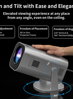 Smart Mini Projector Android 11 1080P Home Cinema Wifi BT5.0