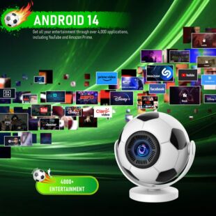 HY300F Portable Projector Smart Android Home Cinema投影仪