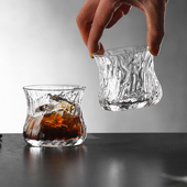 冰川纹dirty脏咖啡杯闻香杯品鉴杯澳白杯高颜值威士忌酒杯果汁杯