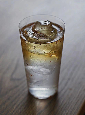 日式无铅水晶薄款柯林杯长饮杯威士忌杯美式咖啡杯鸡尾酒杯320ml