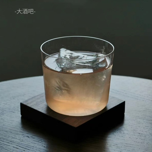日式超薄质感古典杯威士忌杯冰球杯水晶玻璃杯鸡尾酒杯氛围感酒杯
