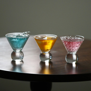 小容量迷你鸡尾酒杯果汁酒杯一口杯白酒杯精致品茗杯50ml茶饮杯子