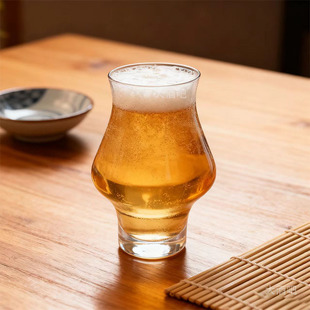 宽肚聚香轻薄手感 高透水晶玻璃 品酒氛围感拉满 精酿啤酒杯 日式
