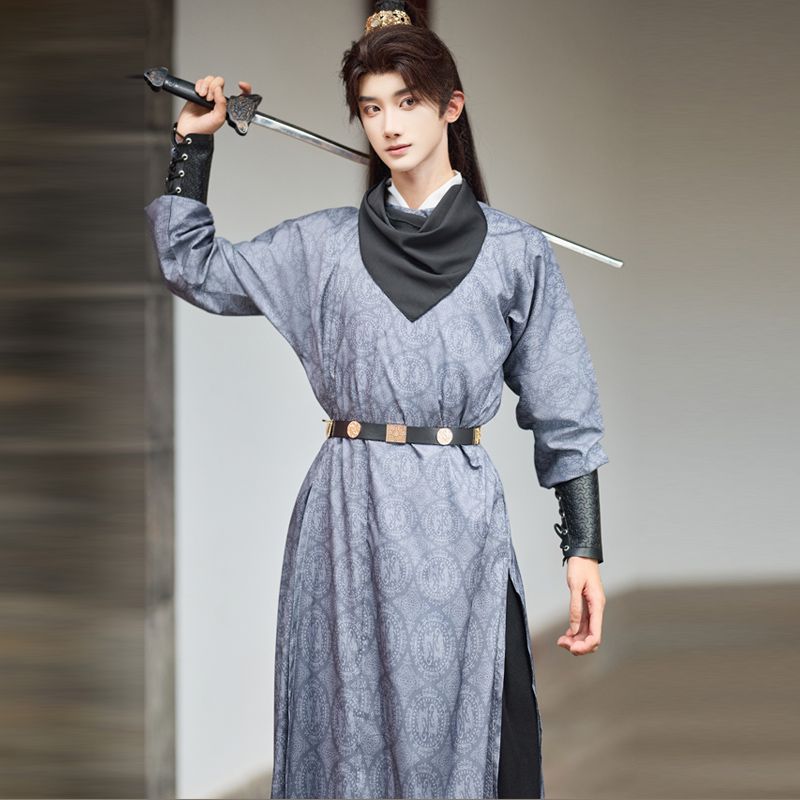 汉服男女同款原创2026新款酷飒帅气唐制领袍穿搭中国风套装圆秋季
