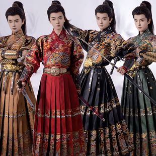 锦衣卫原创飞鱼服绣春刀蟒袍贴里撒装男女同款情侣明制春秋季汉服