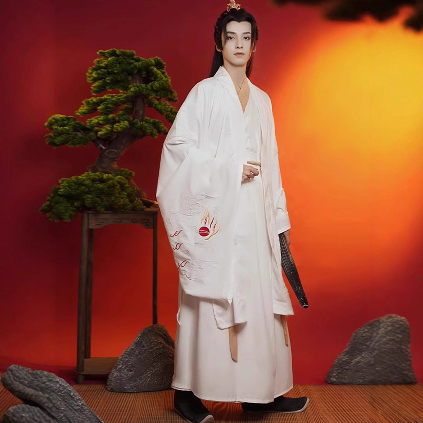 原创魏晋风汉服2026新款男日常汉元素中国风仙气古装大袖武侠套装