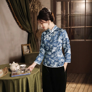 2026年春秋季新款旗袍小上衣两件套日常长款改良素雅新中式旗袍