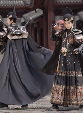 龙门飞甲汉服锦衣卫男女款正品仿妆花曳撒贴里飞鱼服铠甲甲胄盔甲