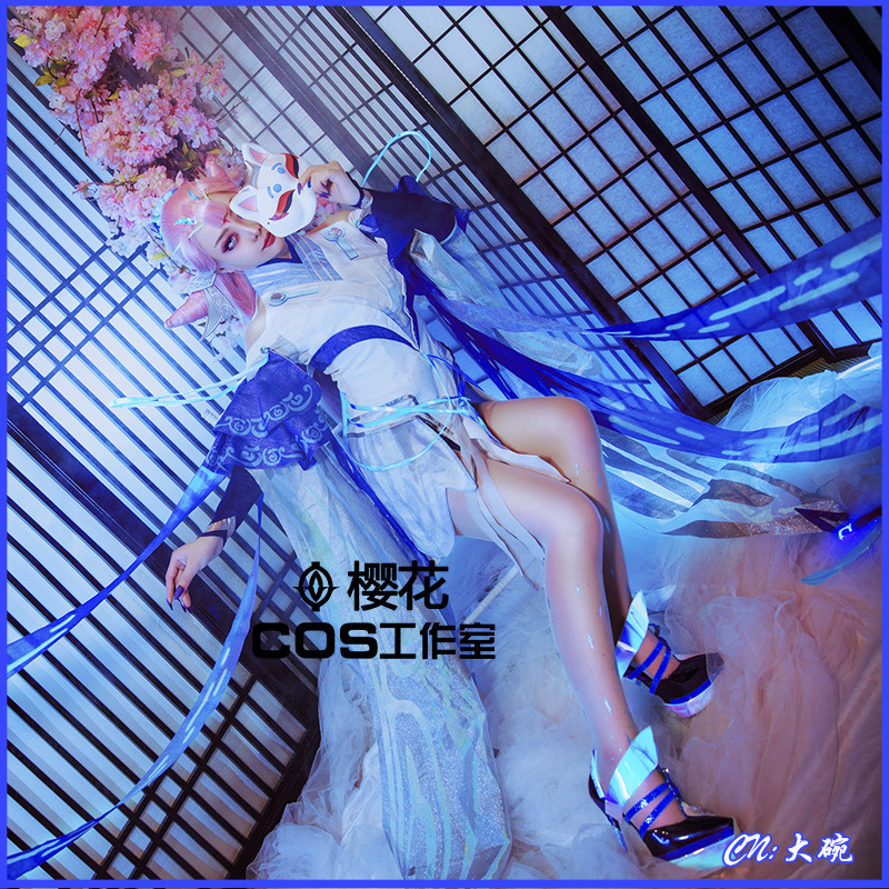 cosplay王者荣耀  猫影幻舞 貂蝉 cos 鞋子定制