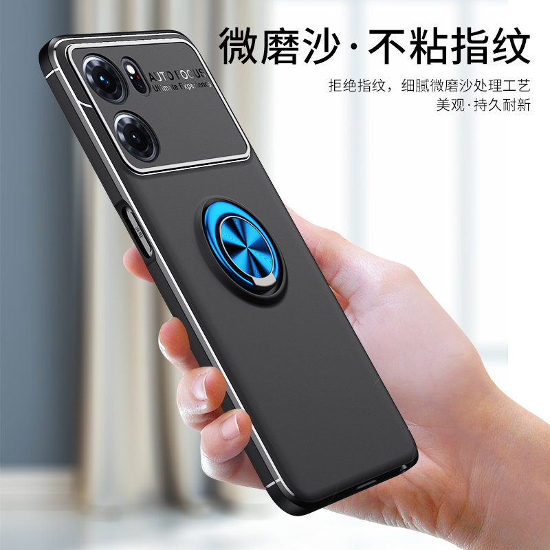 oppok10硅胶商务吸磁车载手机壳