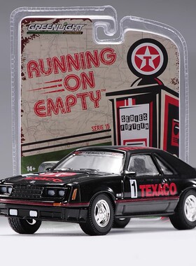 绿光GreenLight 1/64 1982年福特野马 MUSTANG GT 合金汽车模型