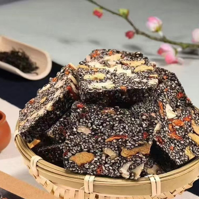 丽水缙云特产老字号核桃芝麻糕2025年新货