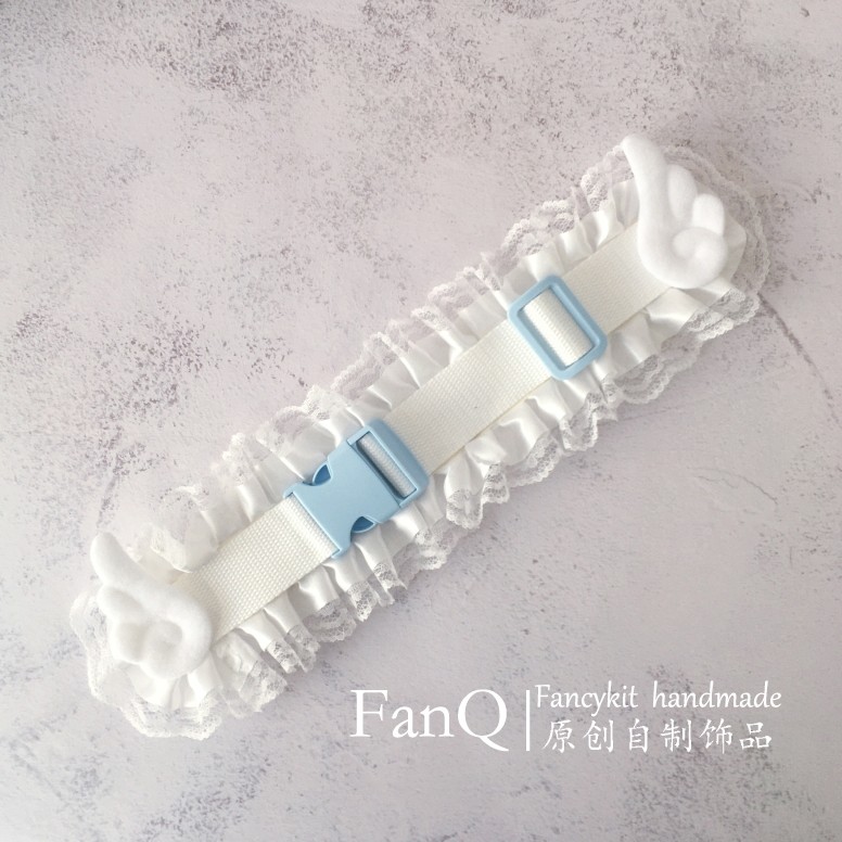 thumbnail for Rain bear homemade angel function hairband hairpin subculture water color system headband Harajuku wind two-dimensional