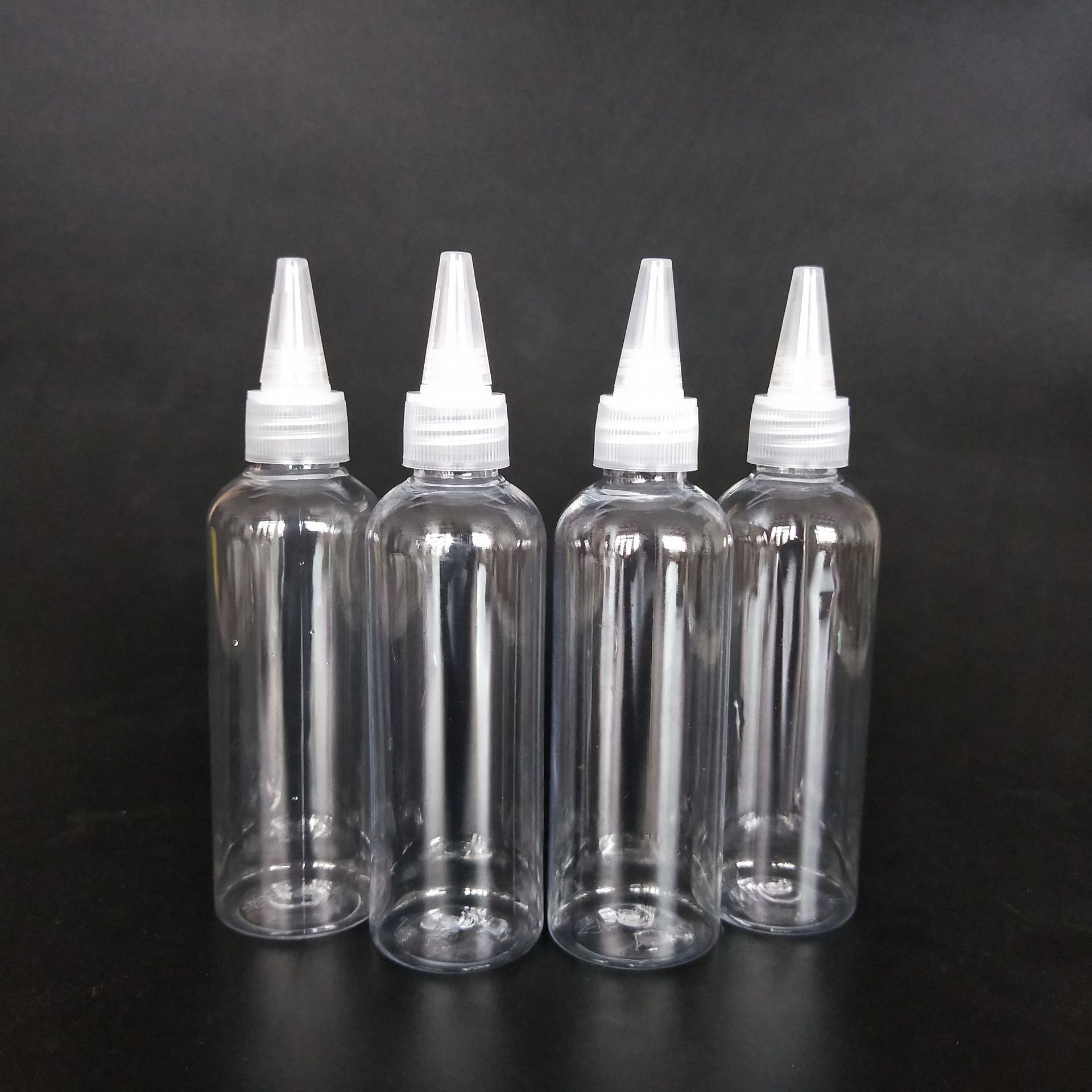 100ml 透明尖嘴塑料瓶 100毫升油瓶 100g克滴水瓶染料沙画彩绘瓶