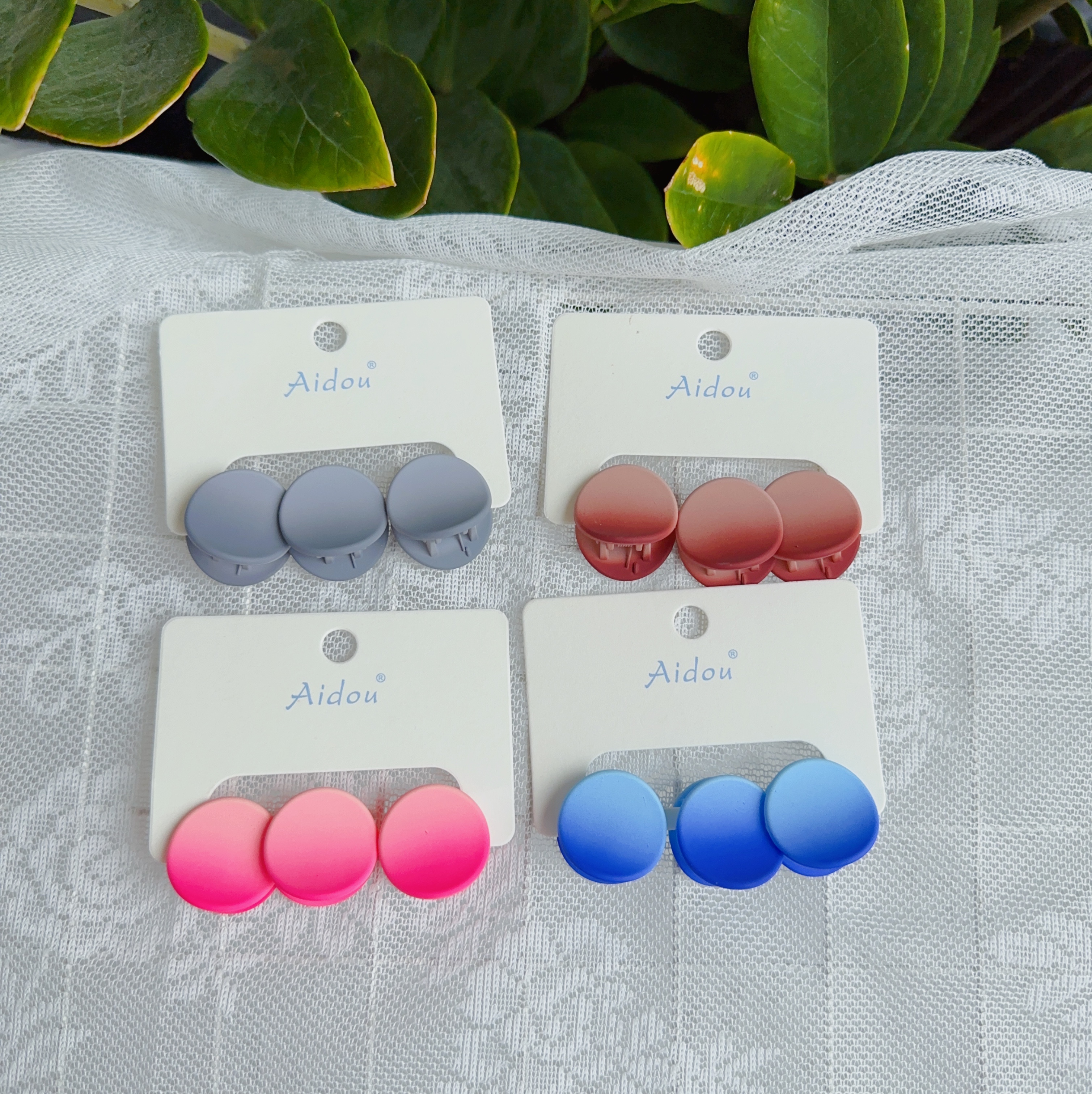 6-22岁韩版少女发夹渐变色