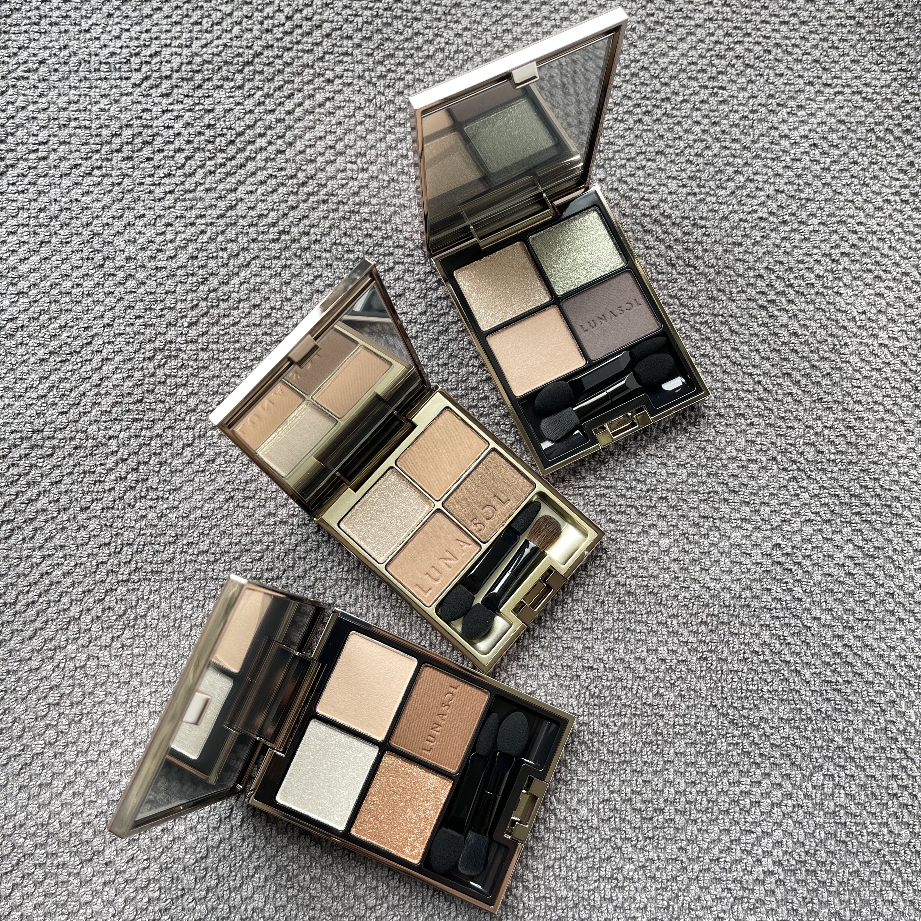 LUNASOL日月晶采眼影猫眼石巧克力大地色新色号15/17/18试色小样