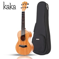 kaka KUC-25D尤克里里ukulele单板桃花心木小吉他23寸30d毕业礼品