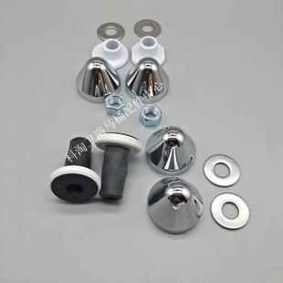 隐藏式水箱配件挂壁墙排马桶固定安装锁紧塑料垫片螺母电镀装饰盖