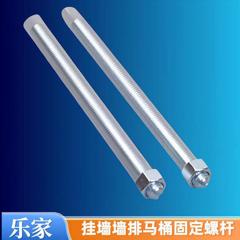 乐家隐藏水箱配件 悬挂挂墙壁挂式墙排马桶固定加长螺杆 螺丝丝杆