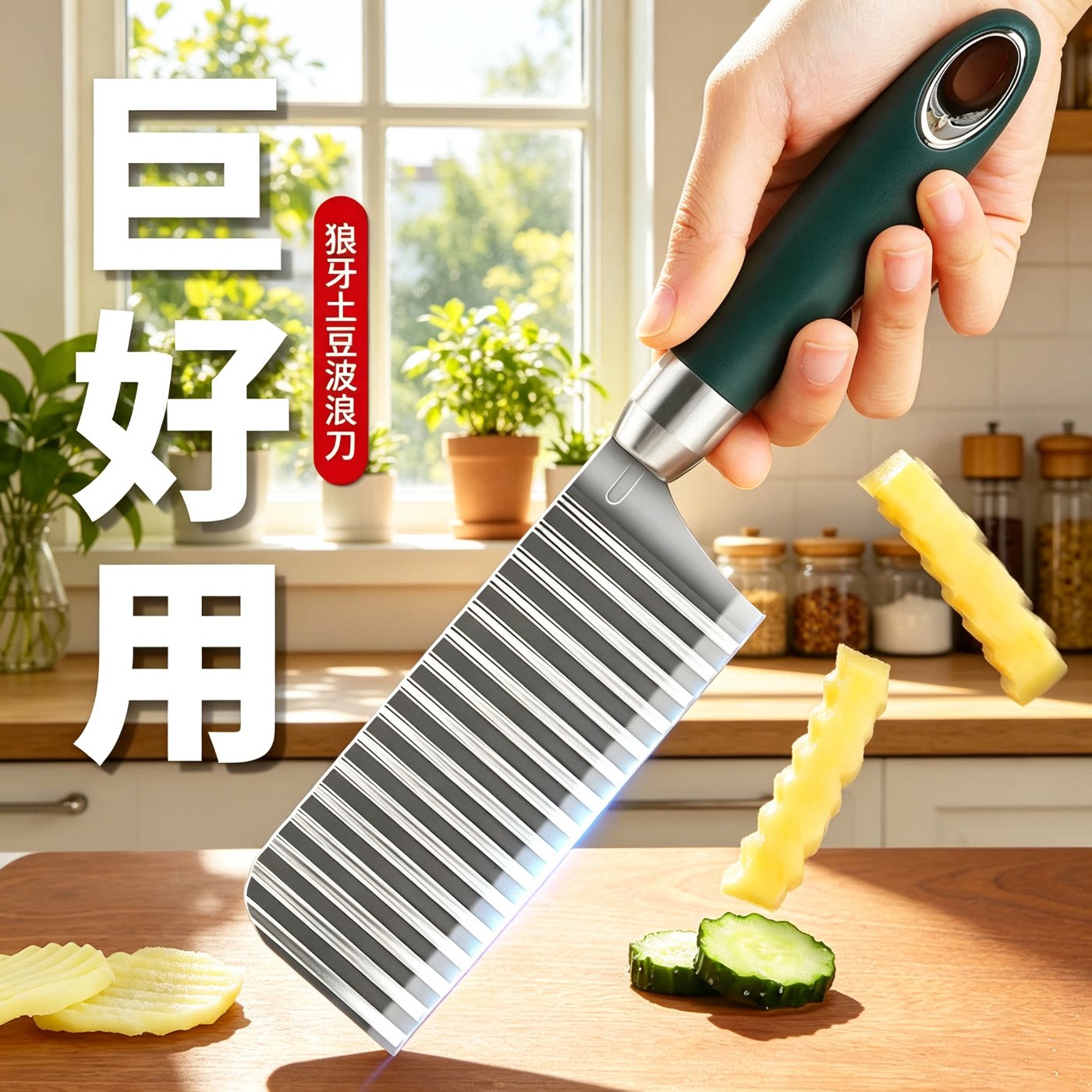 狼牙土豆刀花式切条器