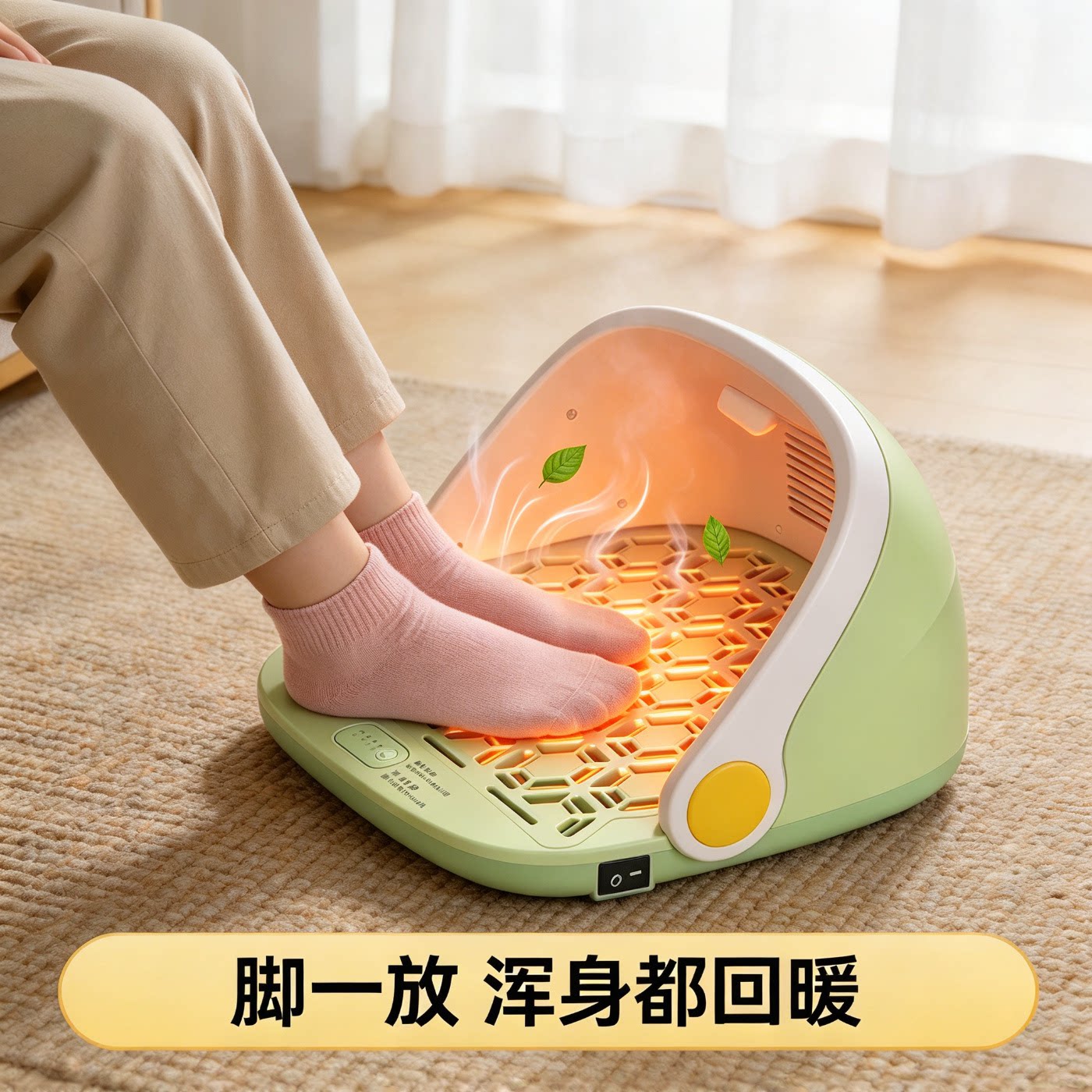 2026新款暖脚神器冬天保暖加热暖脚宝发热办公室工位桌下暖腿取暖