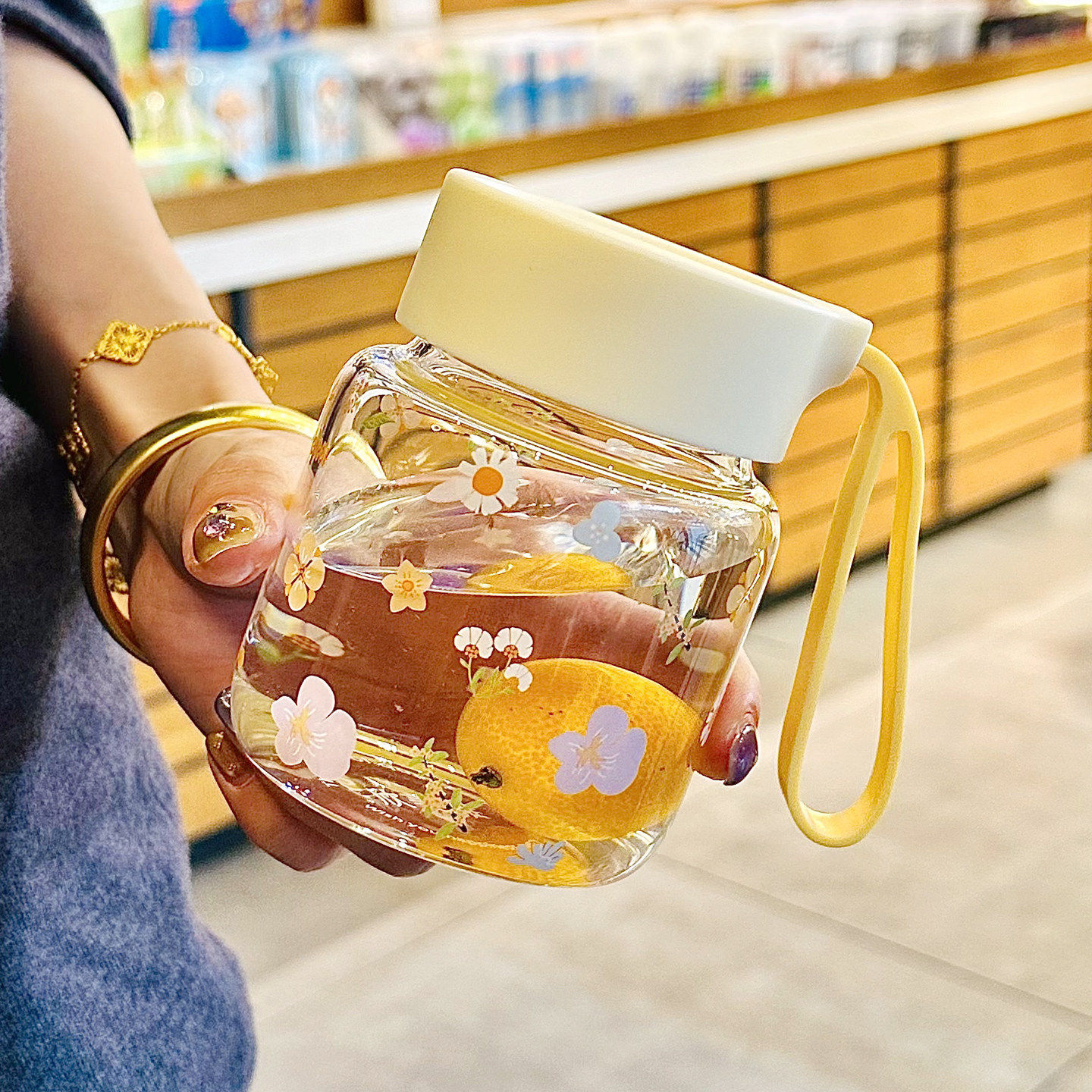 2026新款学生迷你口袋水杯早餐杯牛奶咖啡杯玻璃水杯外出便携杯子