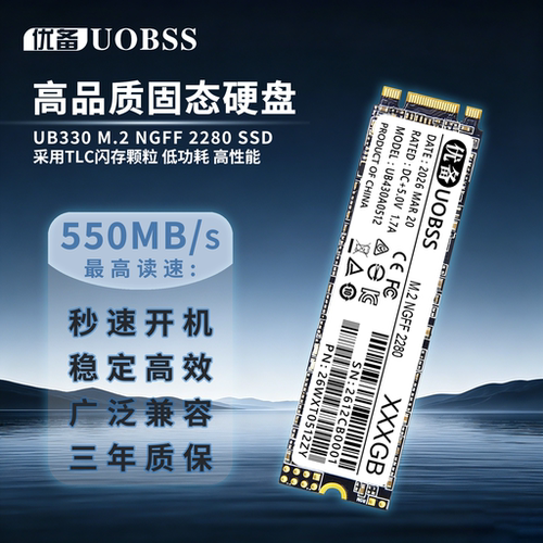 固态硬盘M.2 笔记本电脑台式机一体机 优备/NVMe高速固态硬盘512G