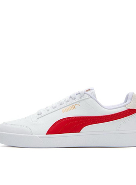 Puma Shuffle 防滑耐磨 休闲 复古 滑板鞋 红色/白色