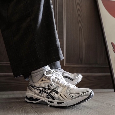 ASICS亚瑟士 GEL-KAYANO14网面轻便百搭复古跑鞋1202A056-109