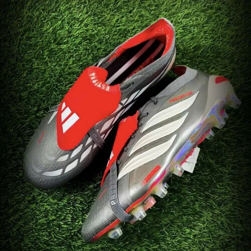 adidas Predator Elite FT AG 足球鞋 胶质短钉亮金属钉鞋